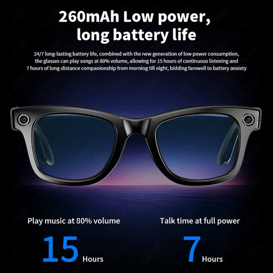Silverlens Smart Glasses 4K HD Camera